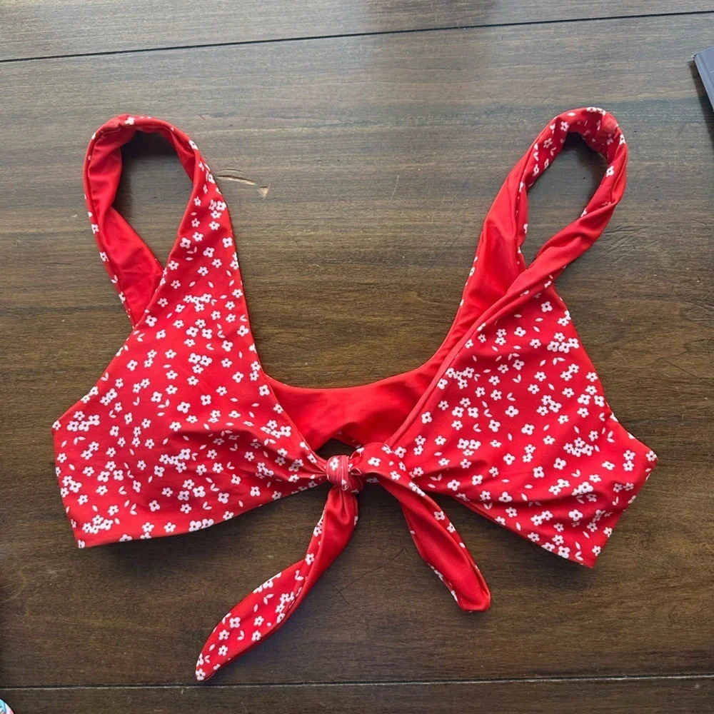 SHEIN Red Bikini Top - size S